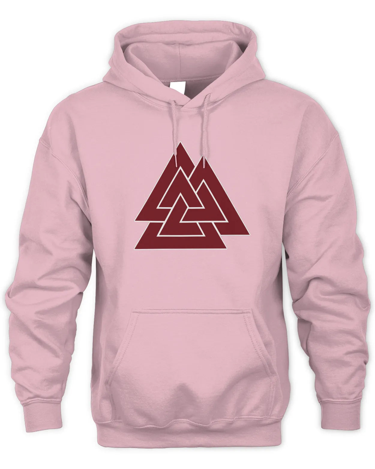 Embroidered Unisex Hoodie - Valknut (Three Triangles)