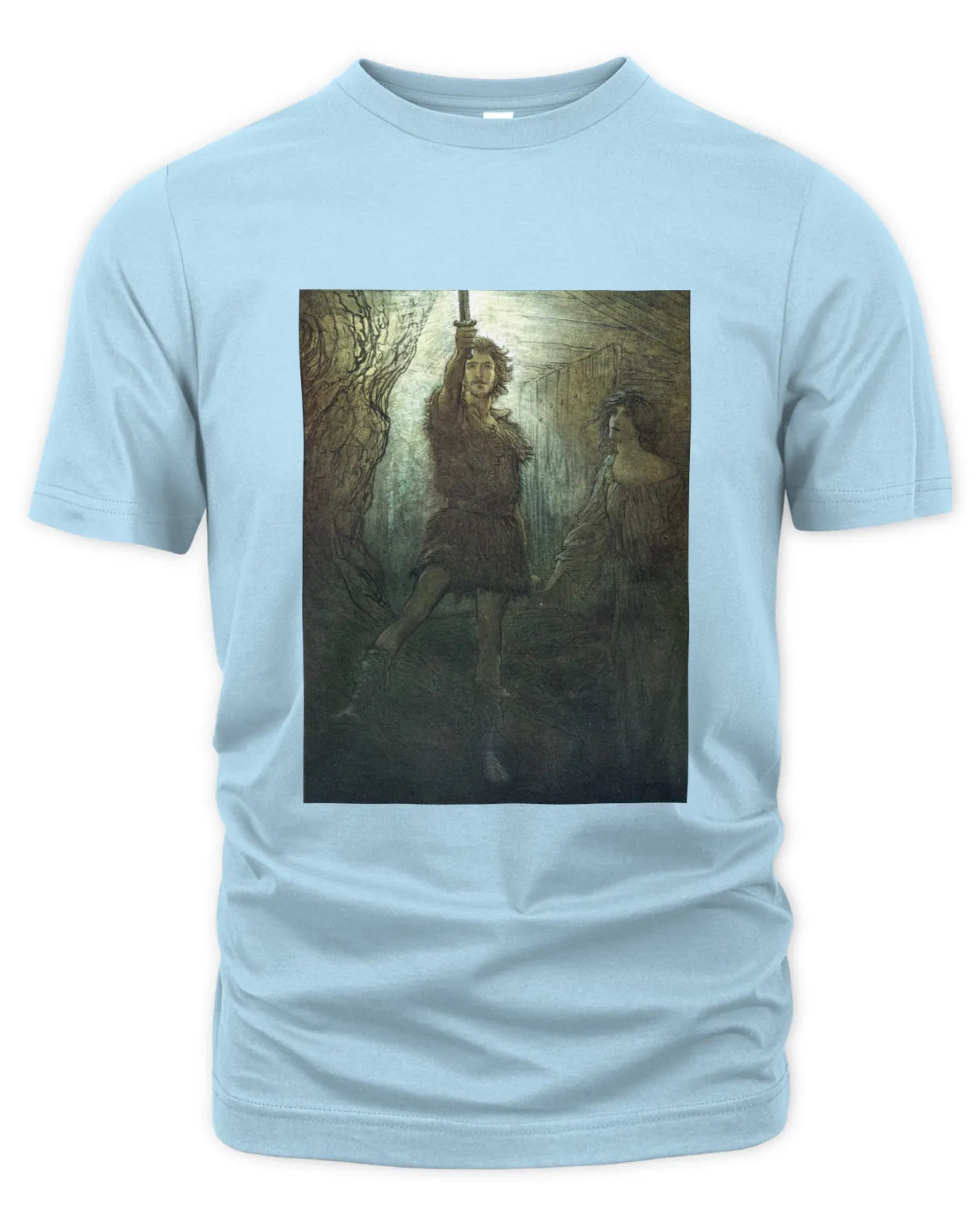 T-Shirt - Siegmund the Wälsung and His Sword - Arthur Rackham