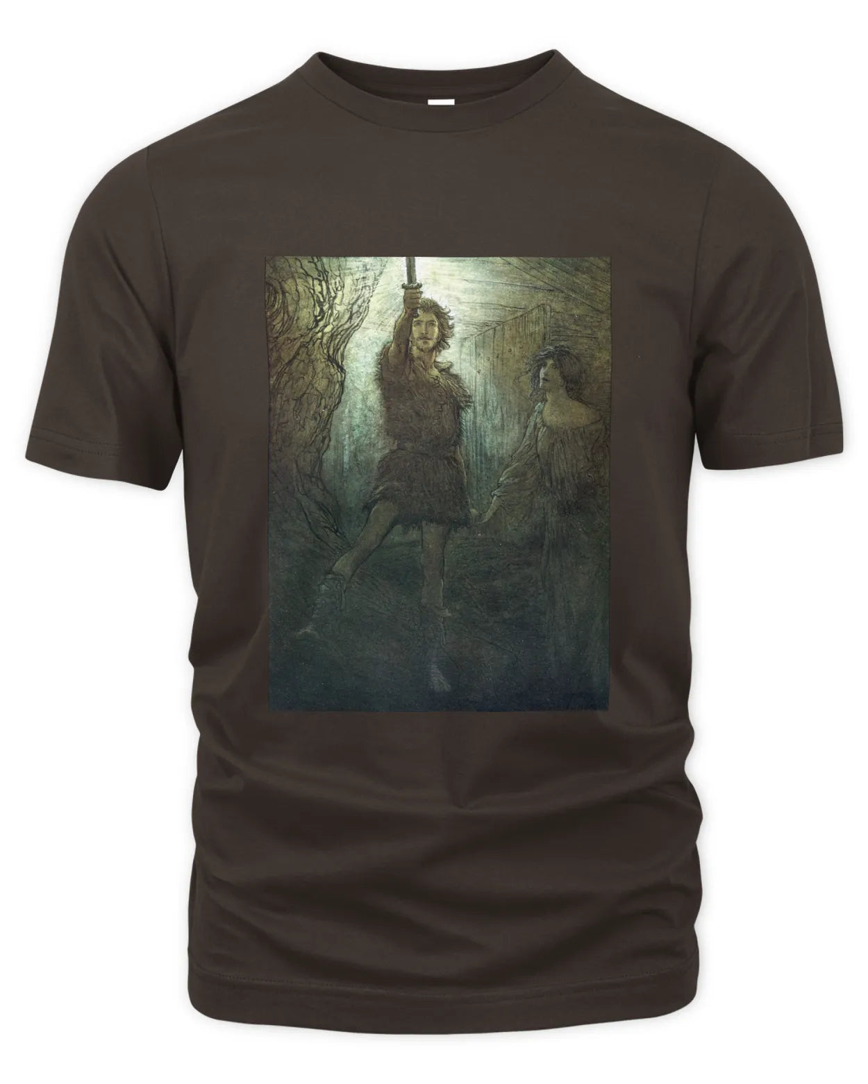 T-Shirt - Siegmund the Wälsung and His Sword - Arthur Rackham