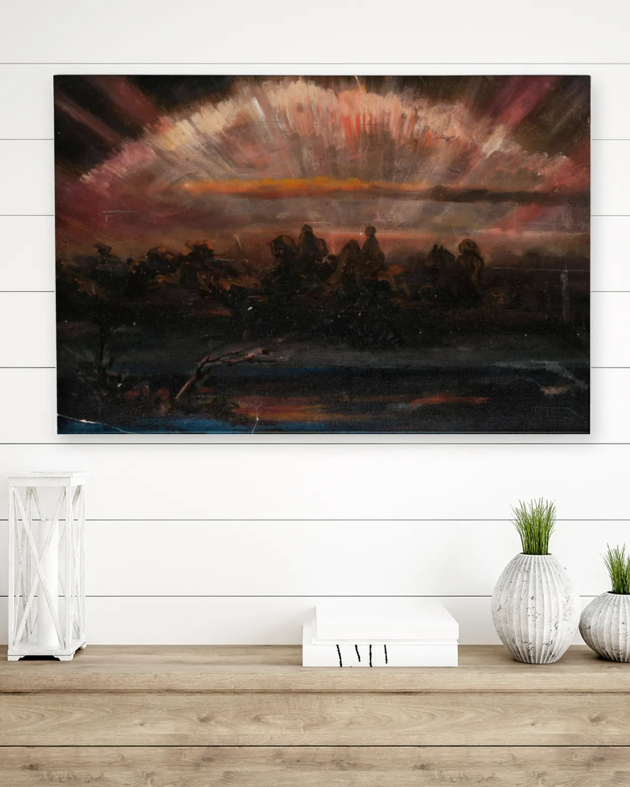 Canvas Print - Åsgårdsreia, the Wild Hunt - Nils Jakob Blommér