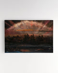 Canvas Print - Åsgårdsreia, the Wild Hunt - Nils Jakob Blommér