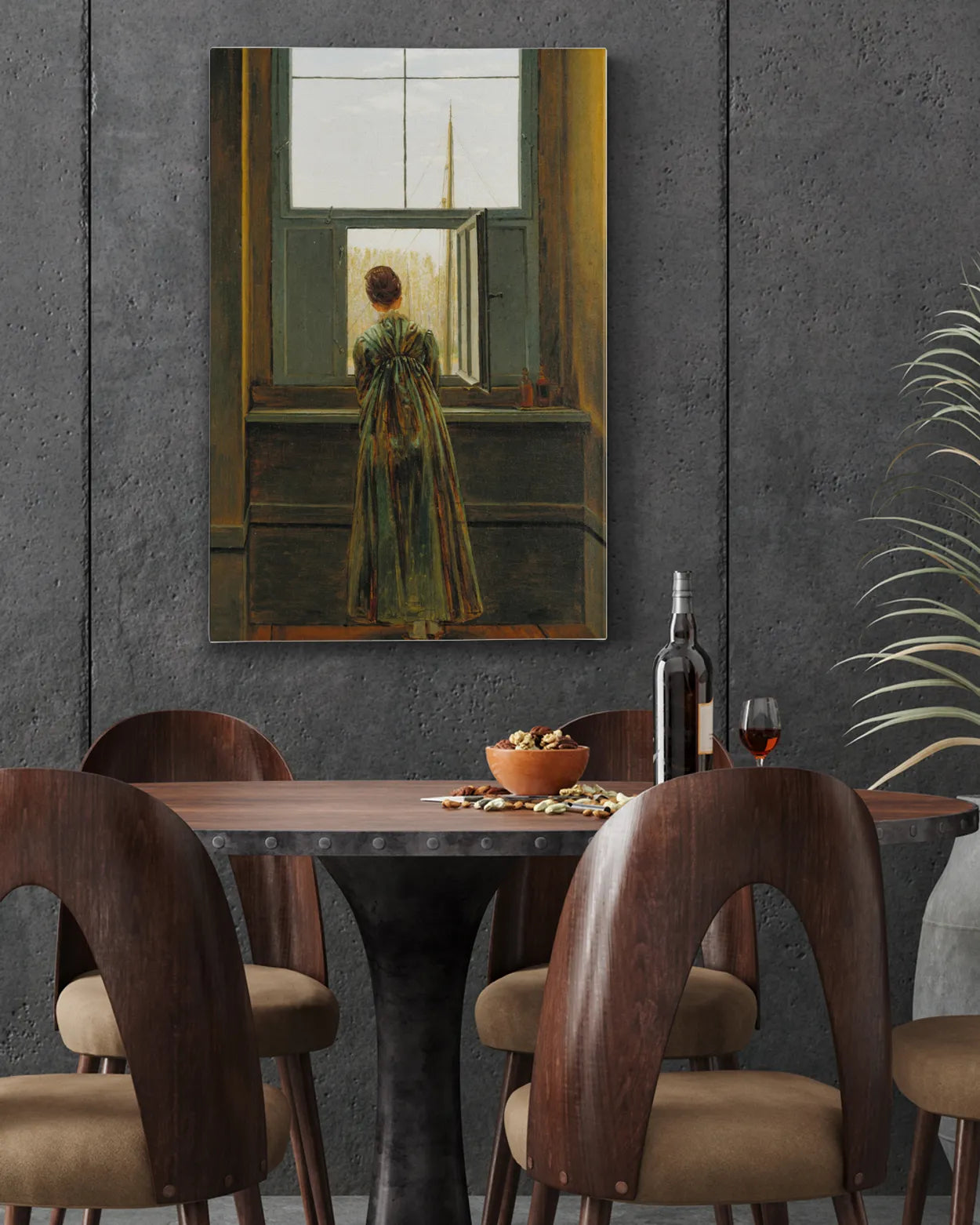 Canvas Print - Woman at a Window - Caspar David Friedrich