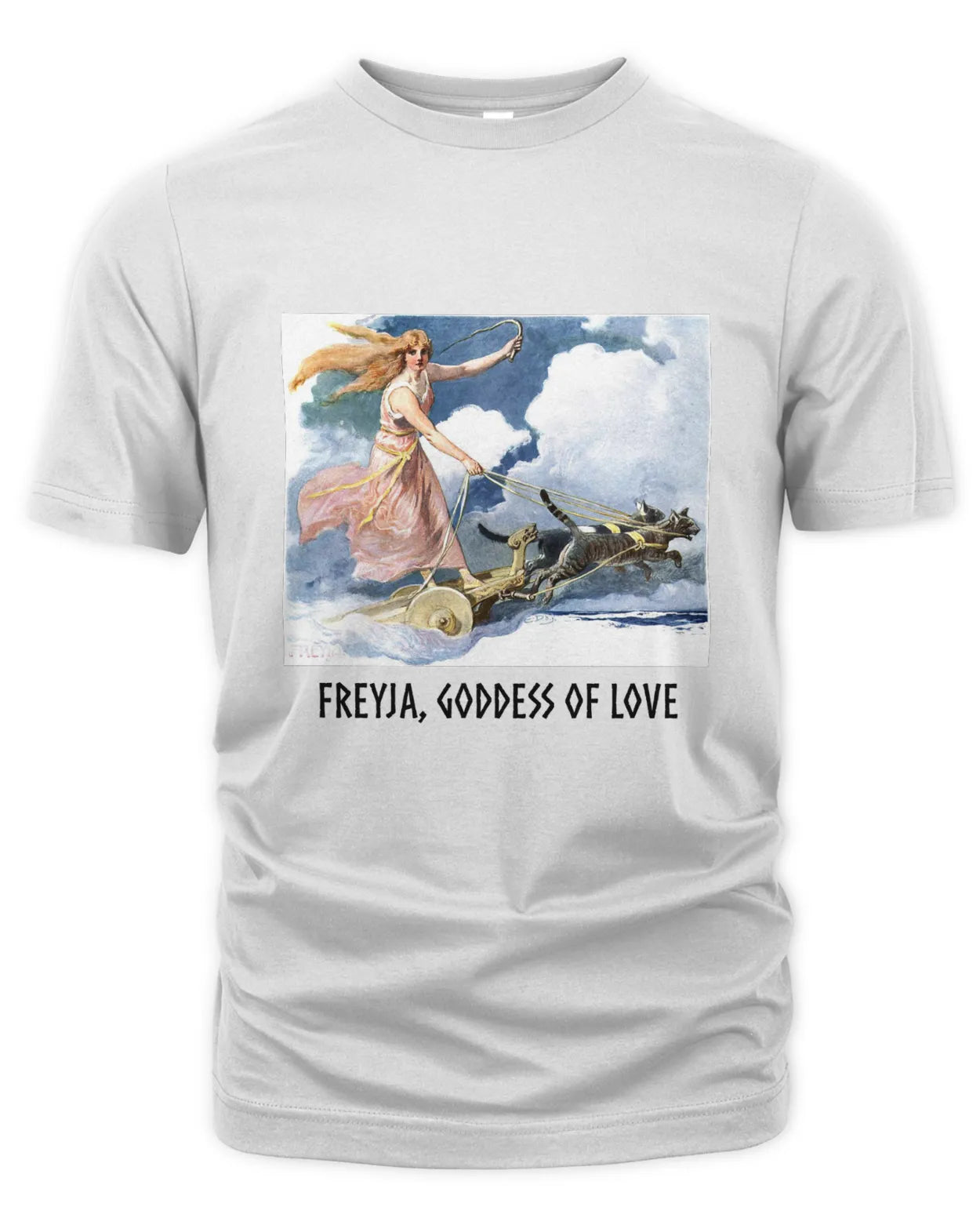 T-Shirt - "Freyja, Goddess of Love" - Emil Doepler