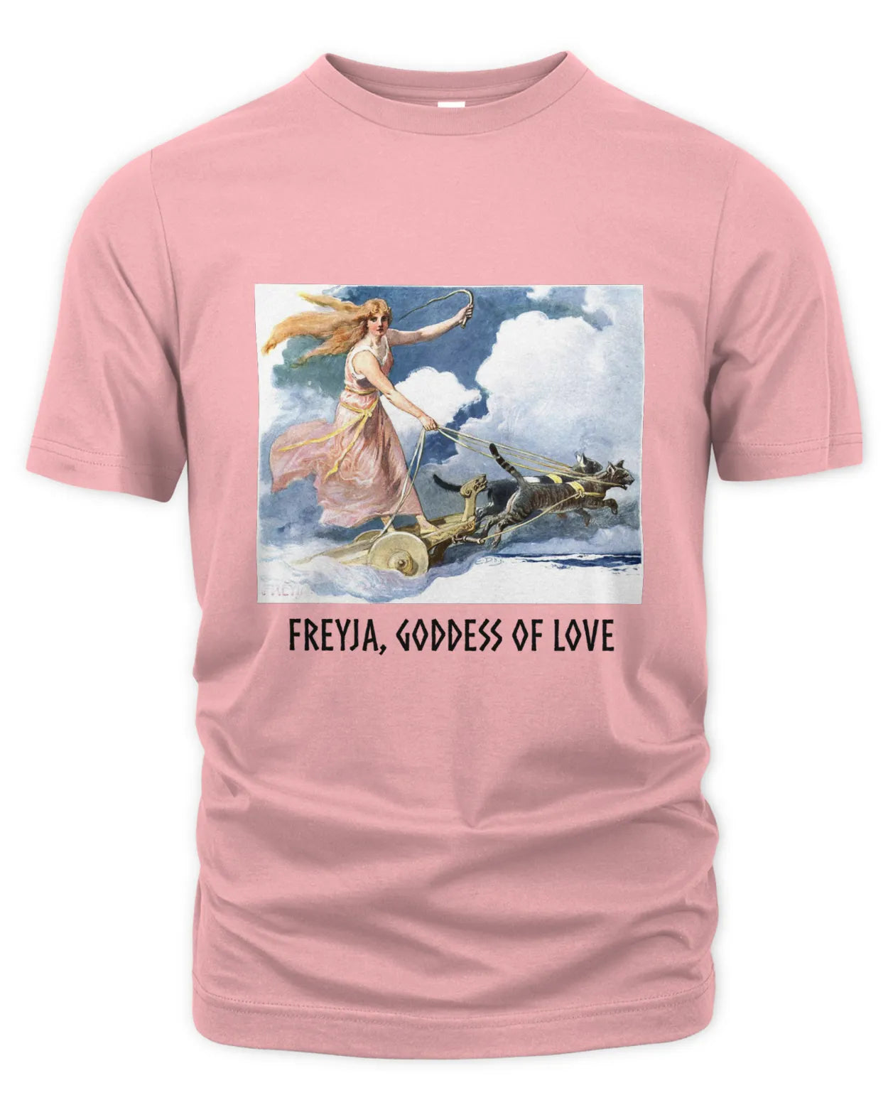 T-Shirt - "Freyja, Goddess of Love" - Emil Doepler