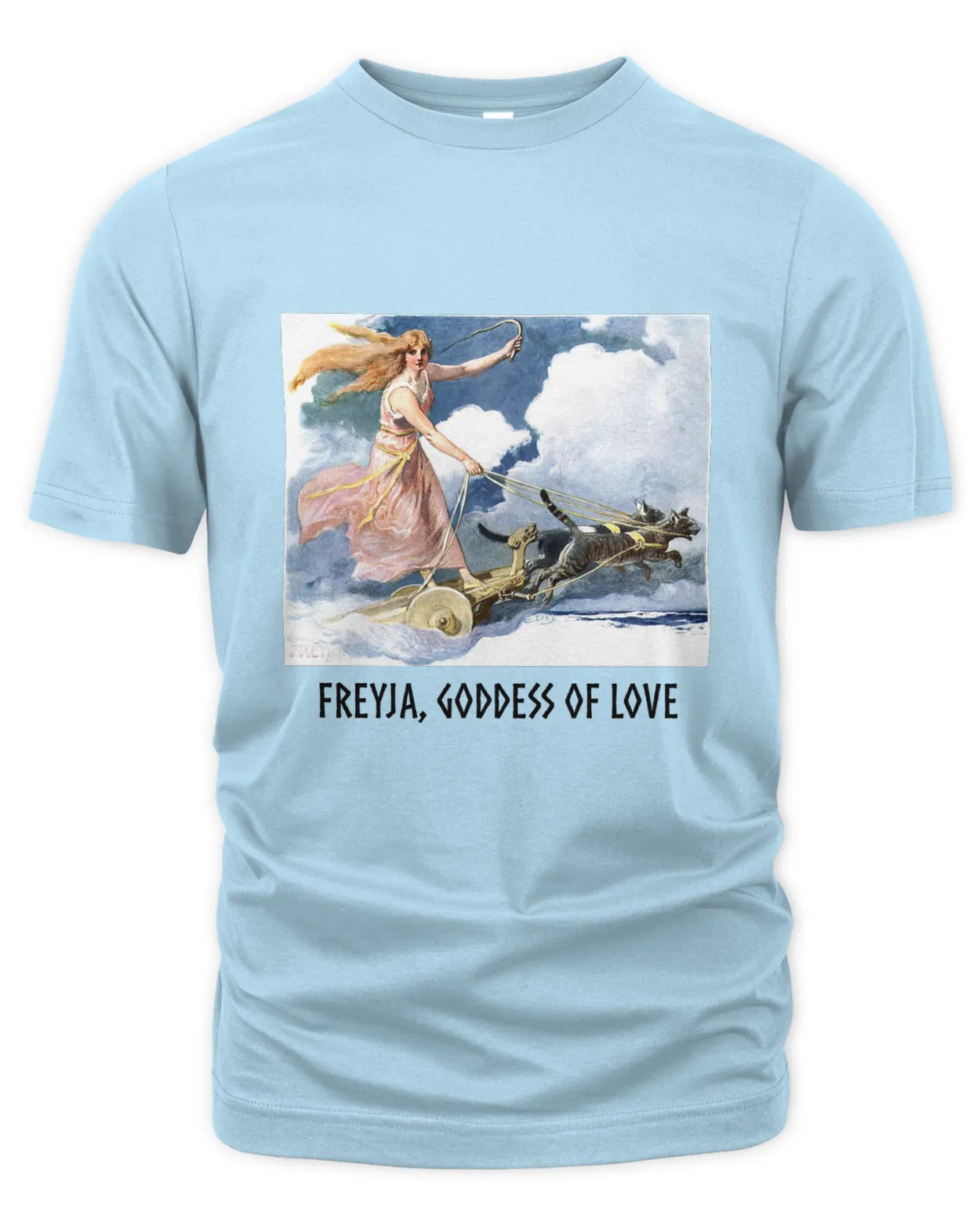 T-Shirt - "Freyja, Goddess of Love" - Emil Doepler