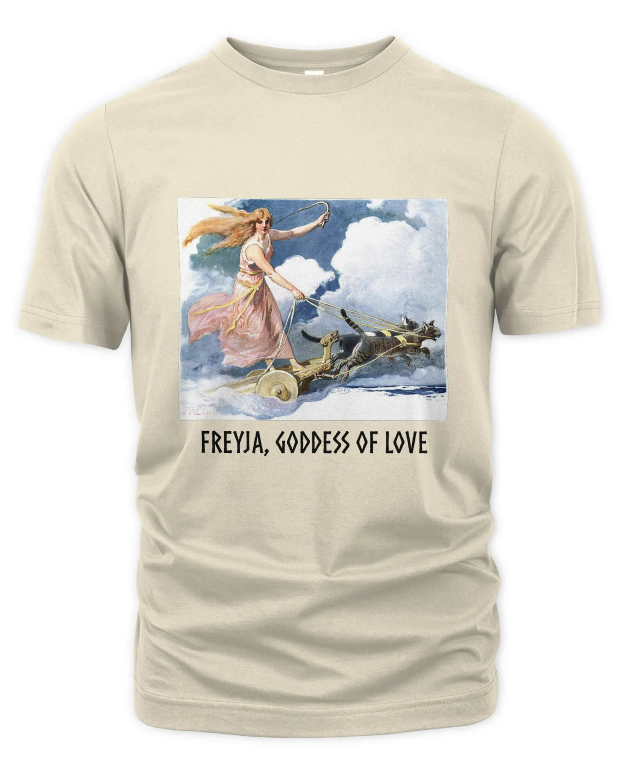T-Shirt - "Freyja, Goddess of Love" - Emil Doepler