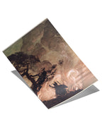 Poster - Odin Looks Sorrowfully Back at Brynhild - Arthur Rackham (24x36")