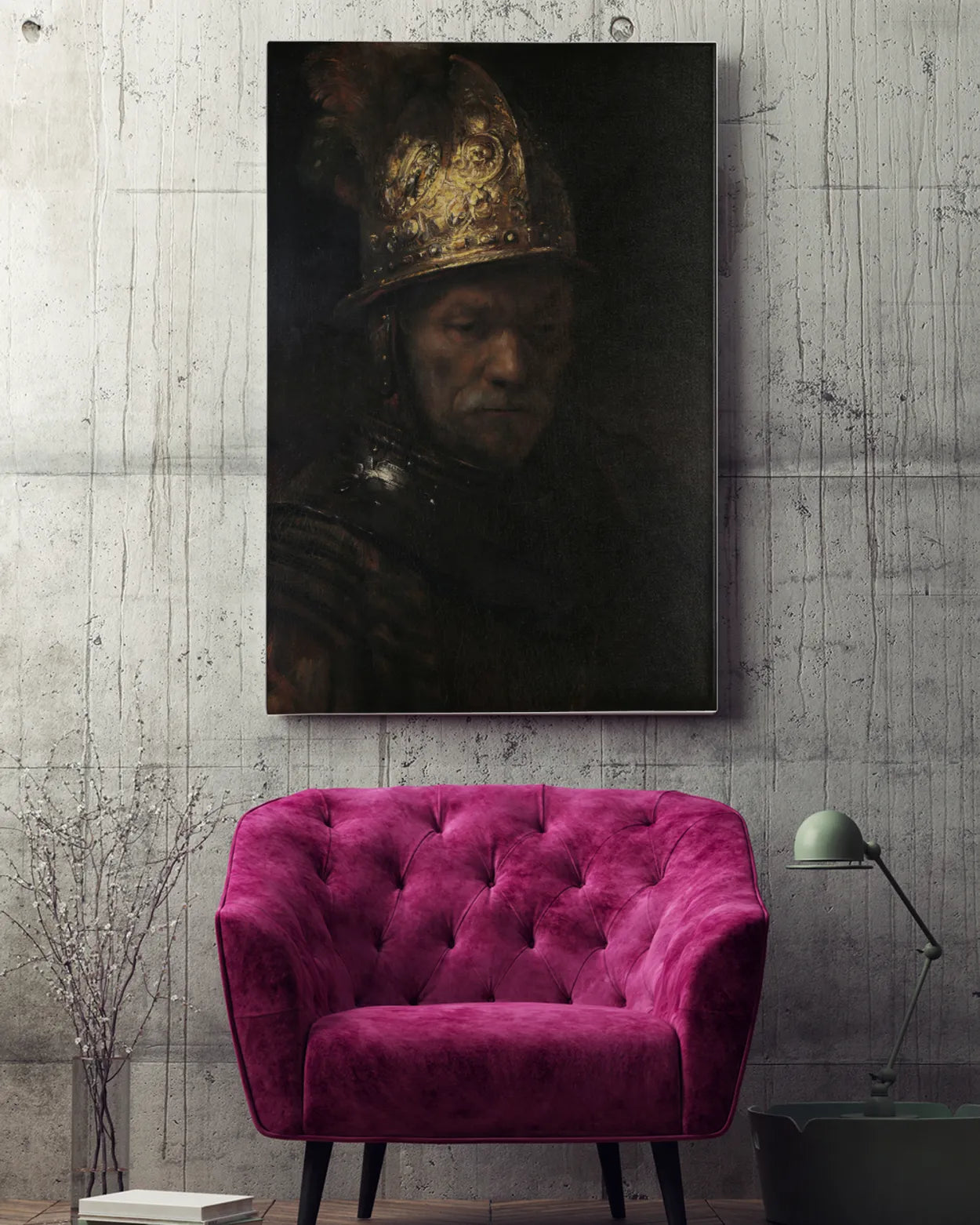 Canvas - The Man with the Golden Helmet