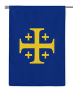House Flag - Holy Roman Empire - Yellow on Blue  (28x40")