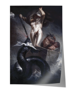 Poster - Thor Battling the Midgard Snake - Henry Fuseli (24x36")