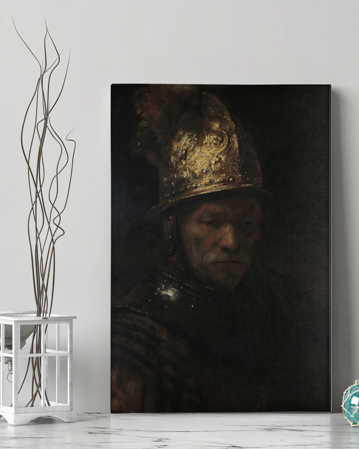 Canvas Print - The Man with the Golden Helmet - Anonymous