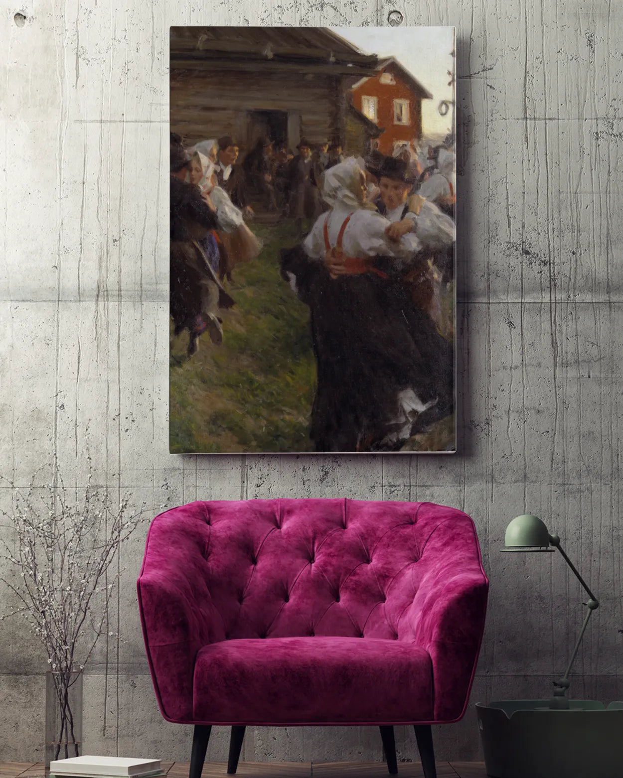 Canvas Print - Midsummer Dance - Anders Zorn