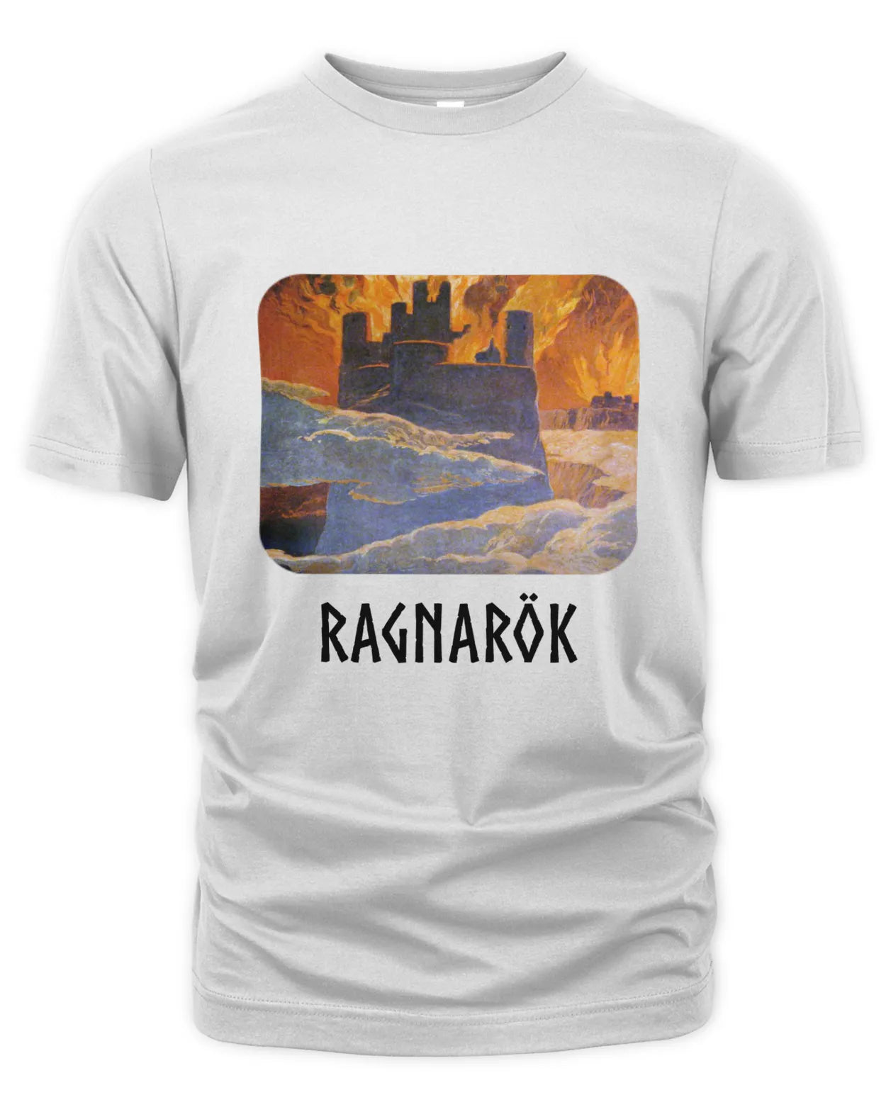 T-Shirt - Valhalla on Fire, "Ragnarök" - Emil Doepler