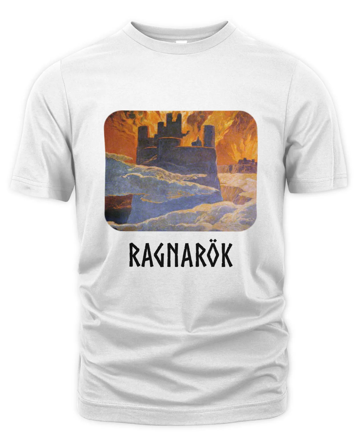T-Shirt - Valhalla on Fire, "Ragnarök" - Emil Doepler