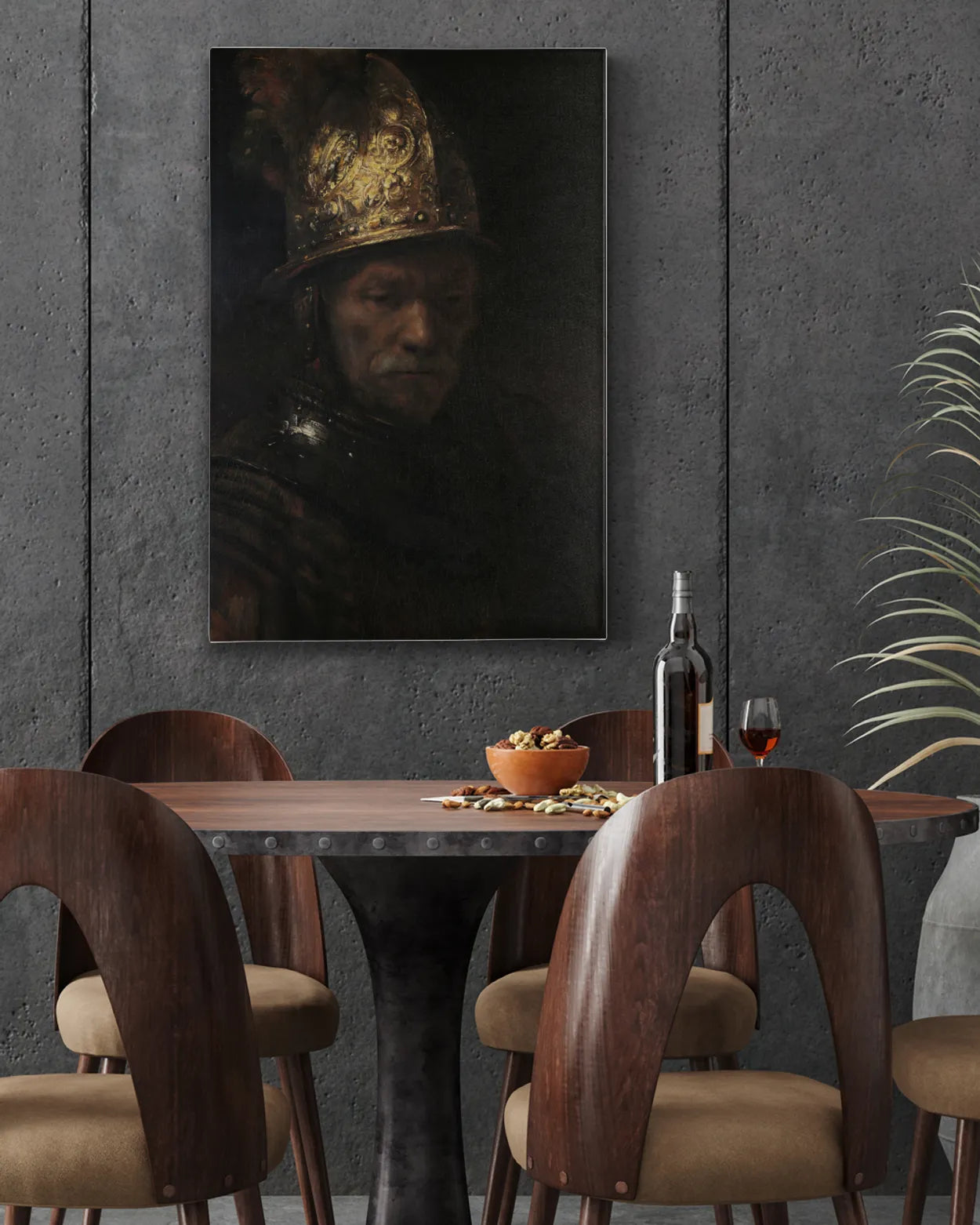 Canvas Print - The Man with the Golden Helmet - Anonymous