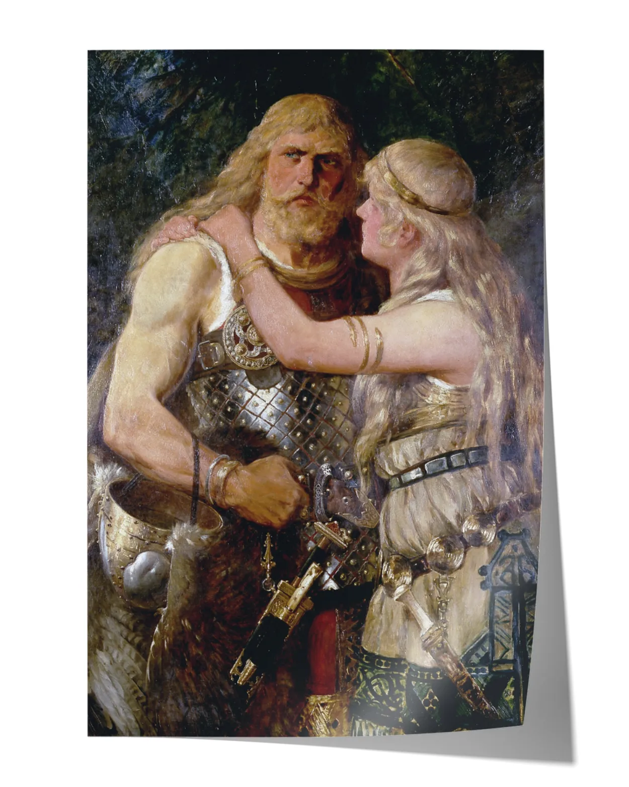 Poster - Arminius' Farewell to Thusnelda - Johannes Gehrts (24x36")