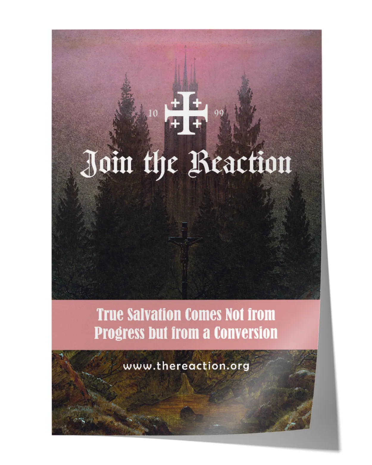 Poster - True Salvation Comes Not from Progress (24x36")