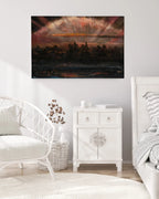 Canvas Print - Åsgårdsreia, the Wild Hunt - Nils Jakob Blommér
