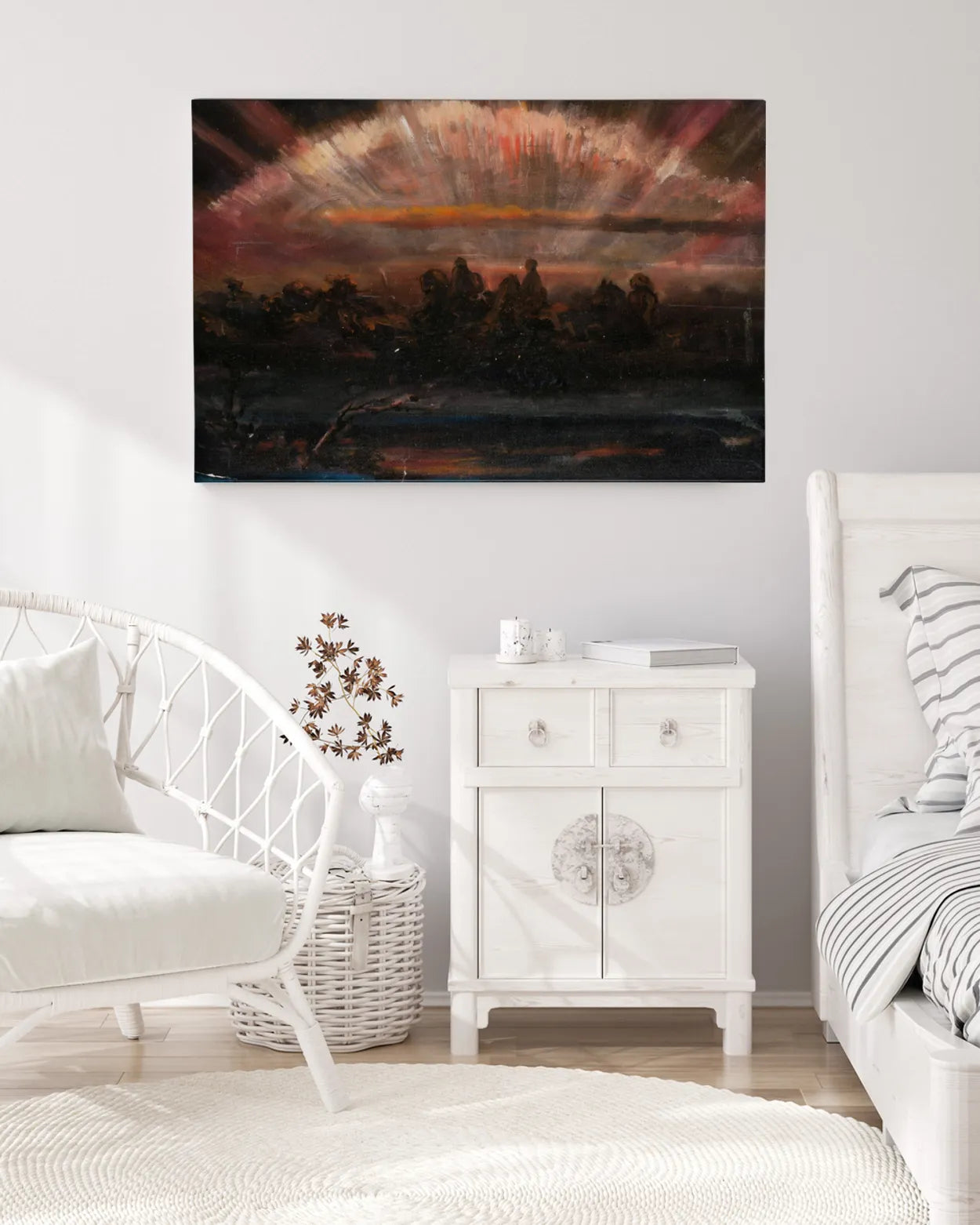 Canvas Print - Åsgårdsreia, the Wild Hunt - Nils Jakob Blommér