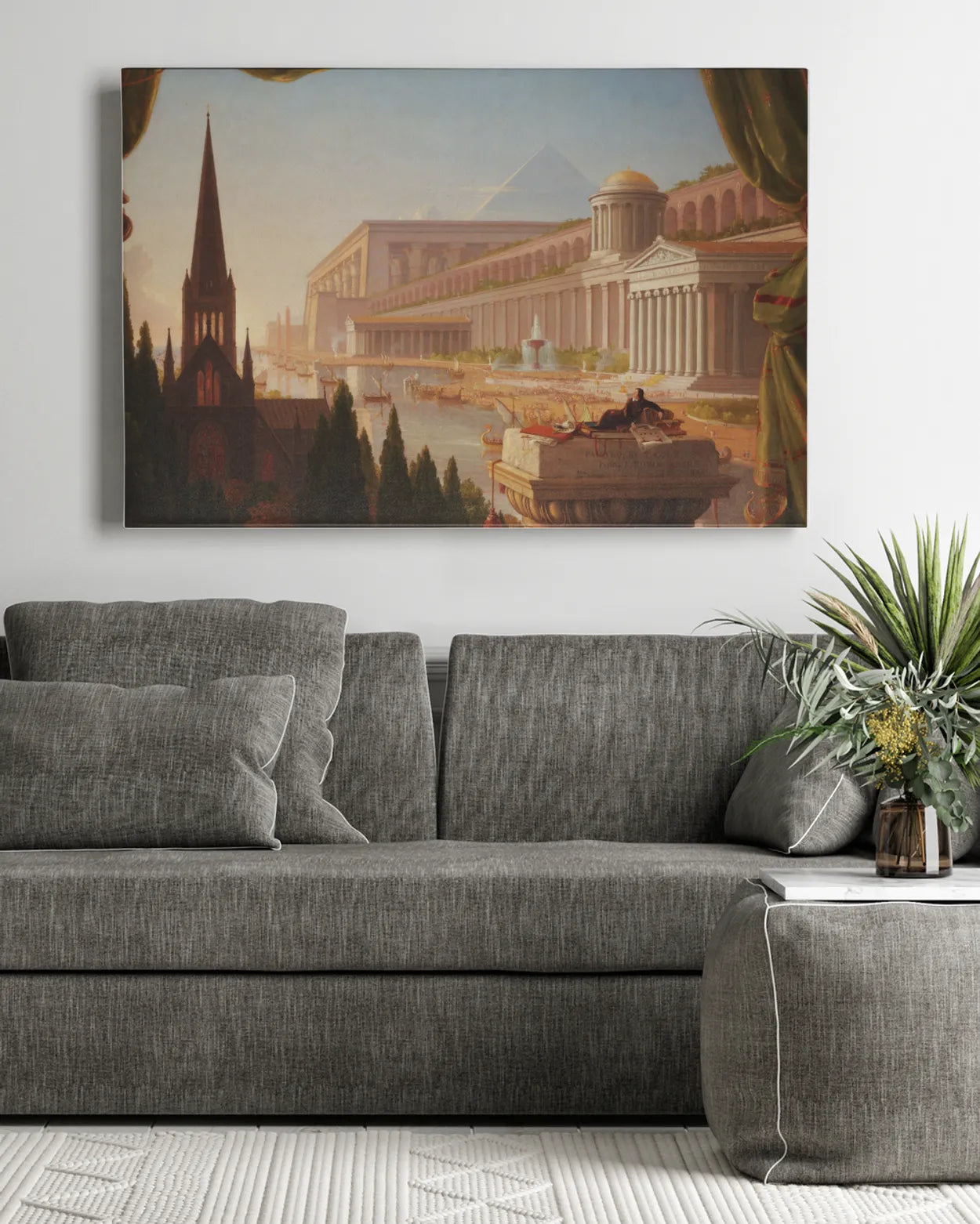 Canvas Print - The Architect's Dream - Thomas Cole