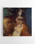 Canvas Print - Odin's Farewell to Brynhild - Ferdinand Leeke (16x16")
