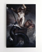 Canvas Print - Thor Battling the Midgard Snake - Henry Fuseli
