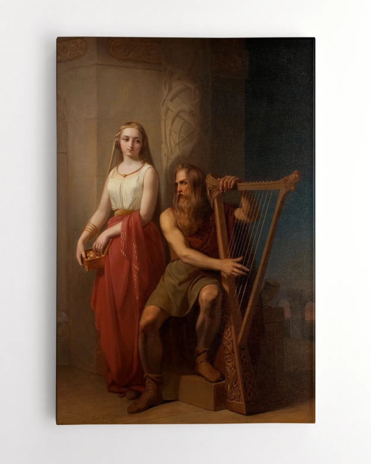 Canvas Print - Iduna and Bragi - Nils Jakob Blommér