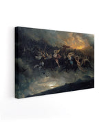 Canvas Print - Åsgårdsreien (The Wild Hunt of Odin) - Peter Nicolai Arbo