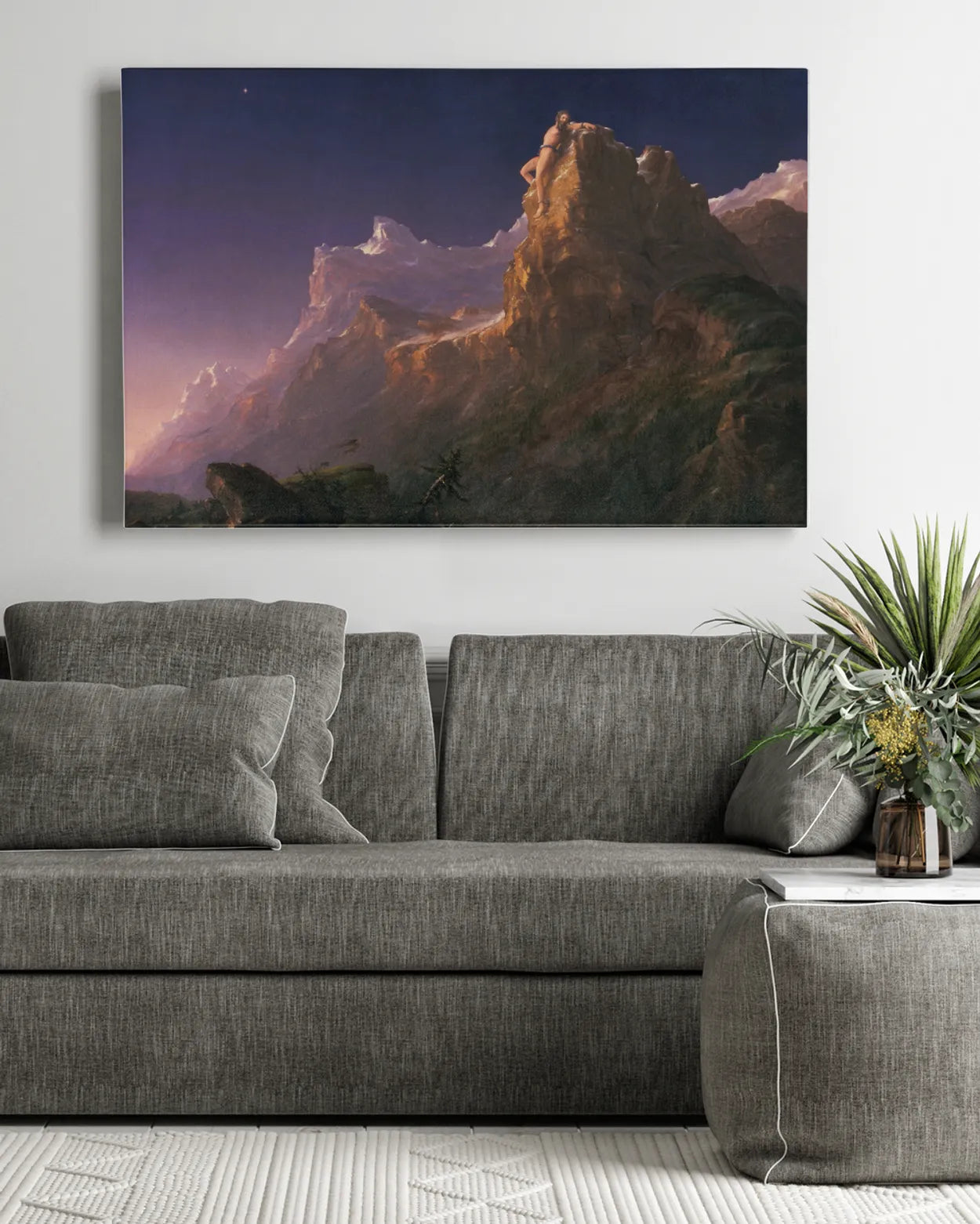 Canvas Print - Prometheus Bound - Thomas Cole