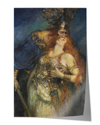 Poster - Odin's Farewell to Brynhild - Ferdinand Leeke (24x36")