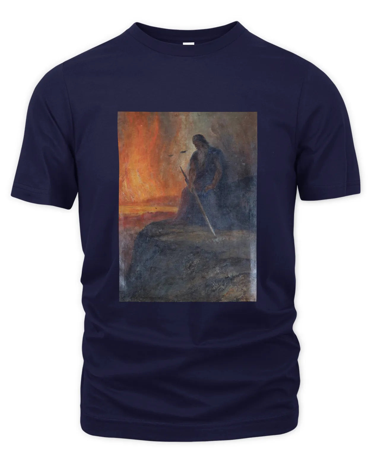 T-Shirt - Odin Pondering - Hermann Hendrich