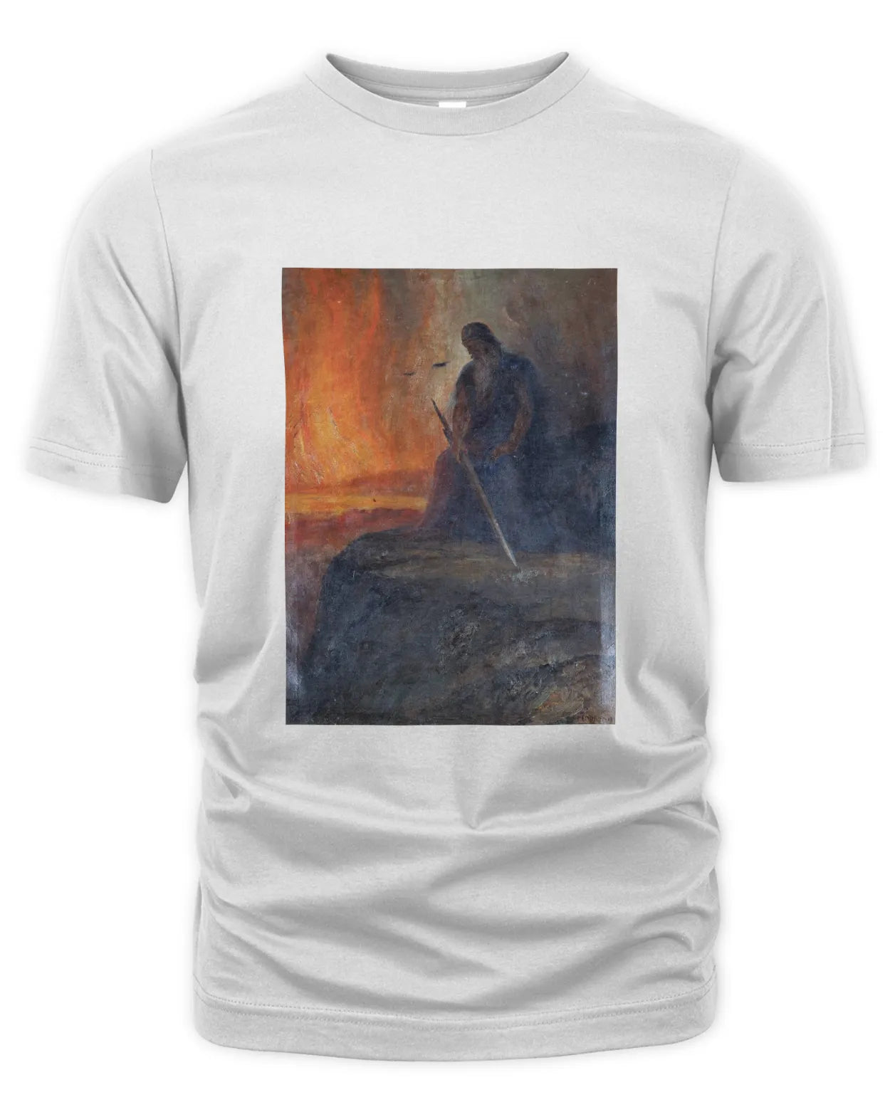 T-Shirt - Odin Pondering - Hermann Hendrich