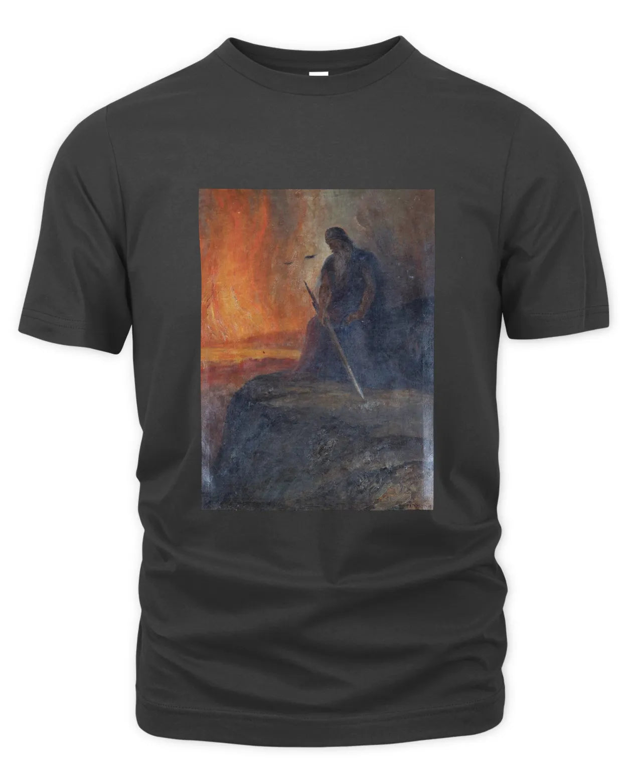 T-Shirt - Odin Pondering - Hermann Hendrich