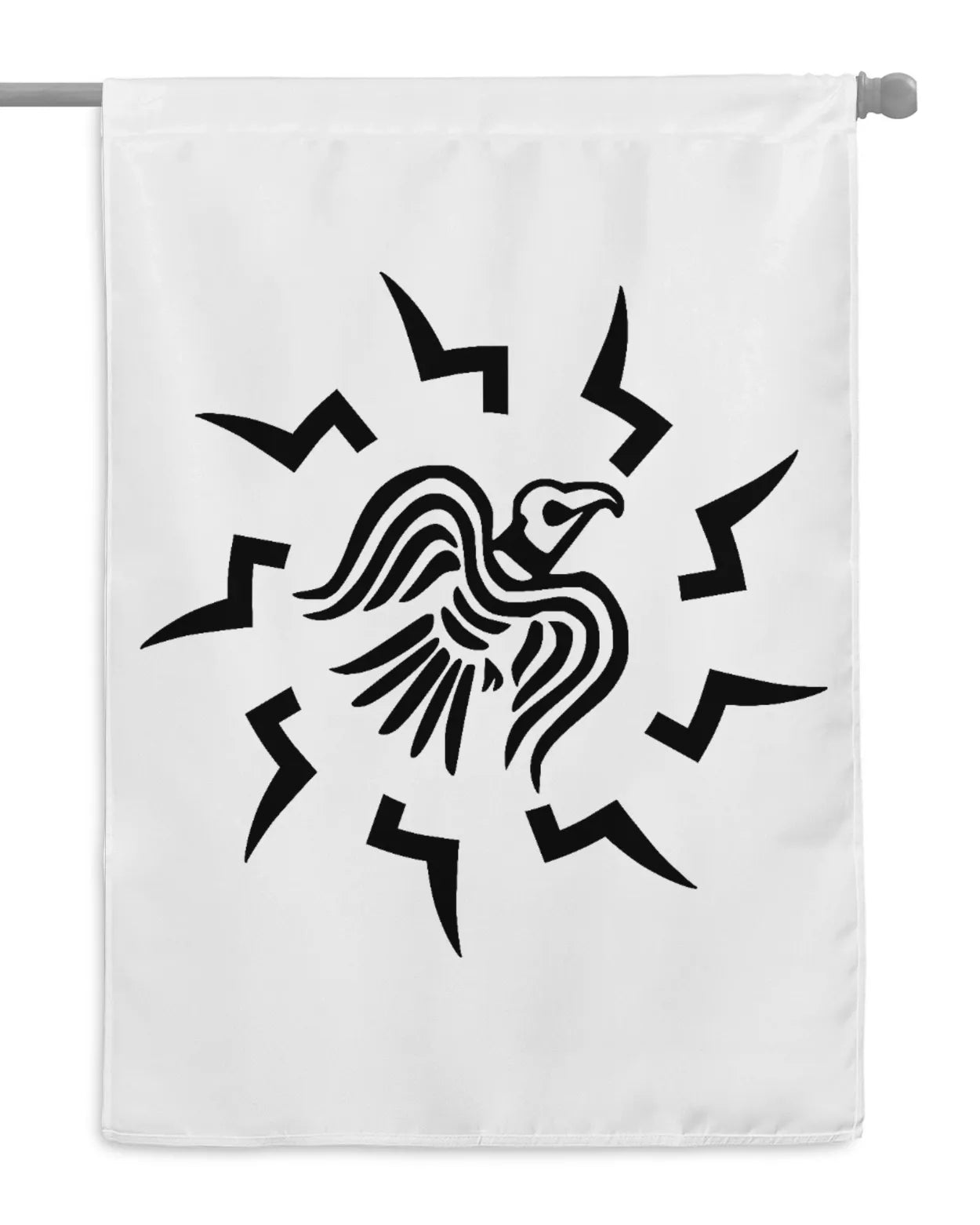 House Flag - "Hrafni" Viking Raven (28x40")