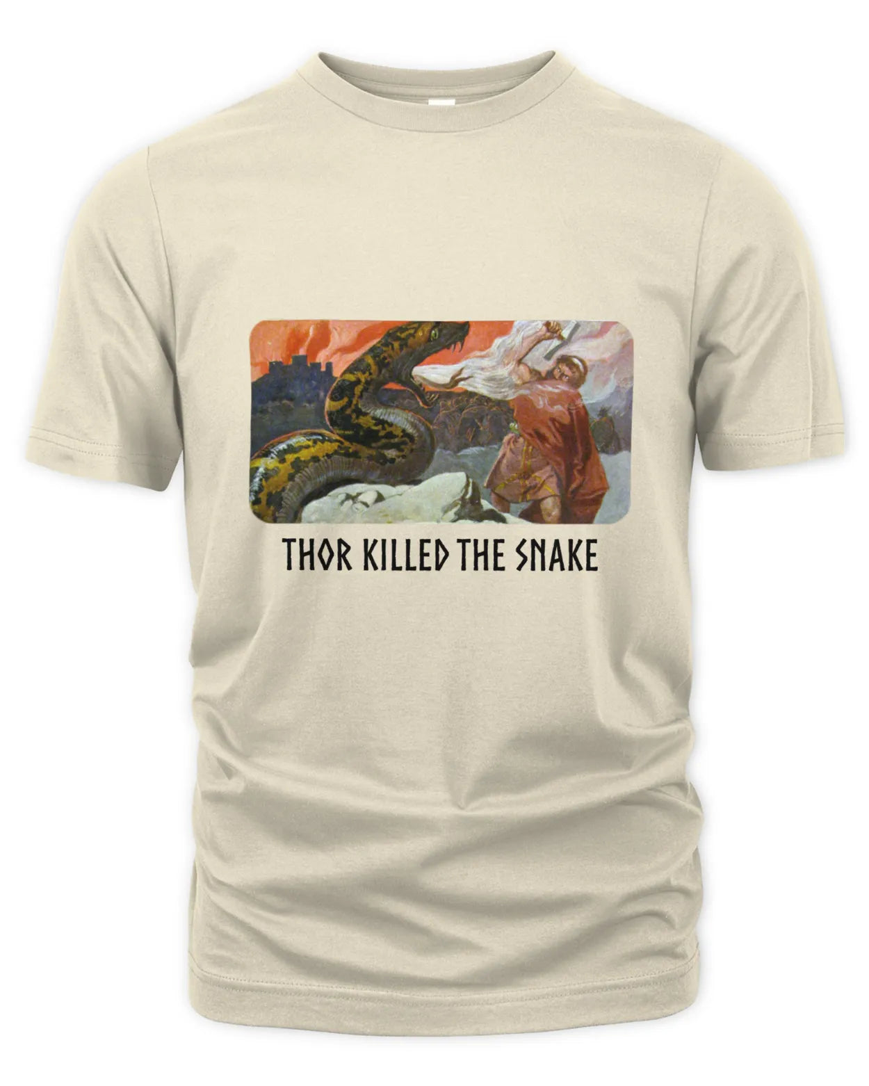 T-Shirt - Thor Killed the Snake - Emil Doepler