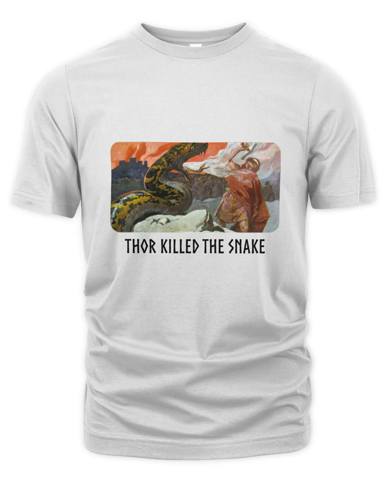 T-Shirt - Thor Killed the Snake - Emil Doepler