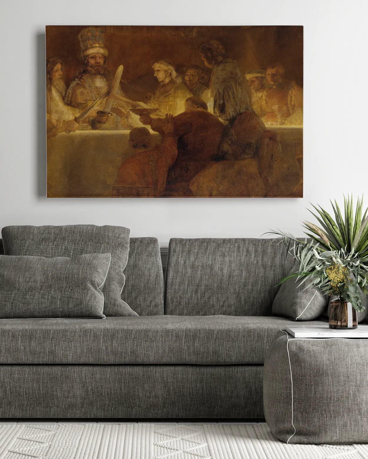 Canvas Print - Conspiracy of the Batavians under Claudius Civilis - Rembrandt Harmensz. van Rijn