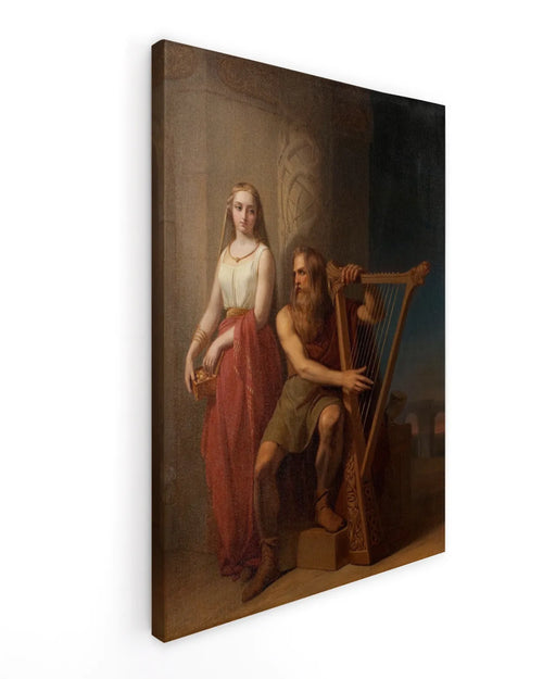 Canvas Print - Iduna and Bragi - Nils Jakob Blommér