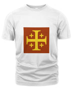 T-Shirt - Excursion Cross - Yellow on Red