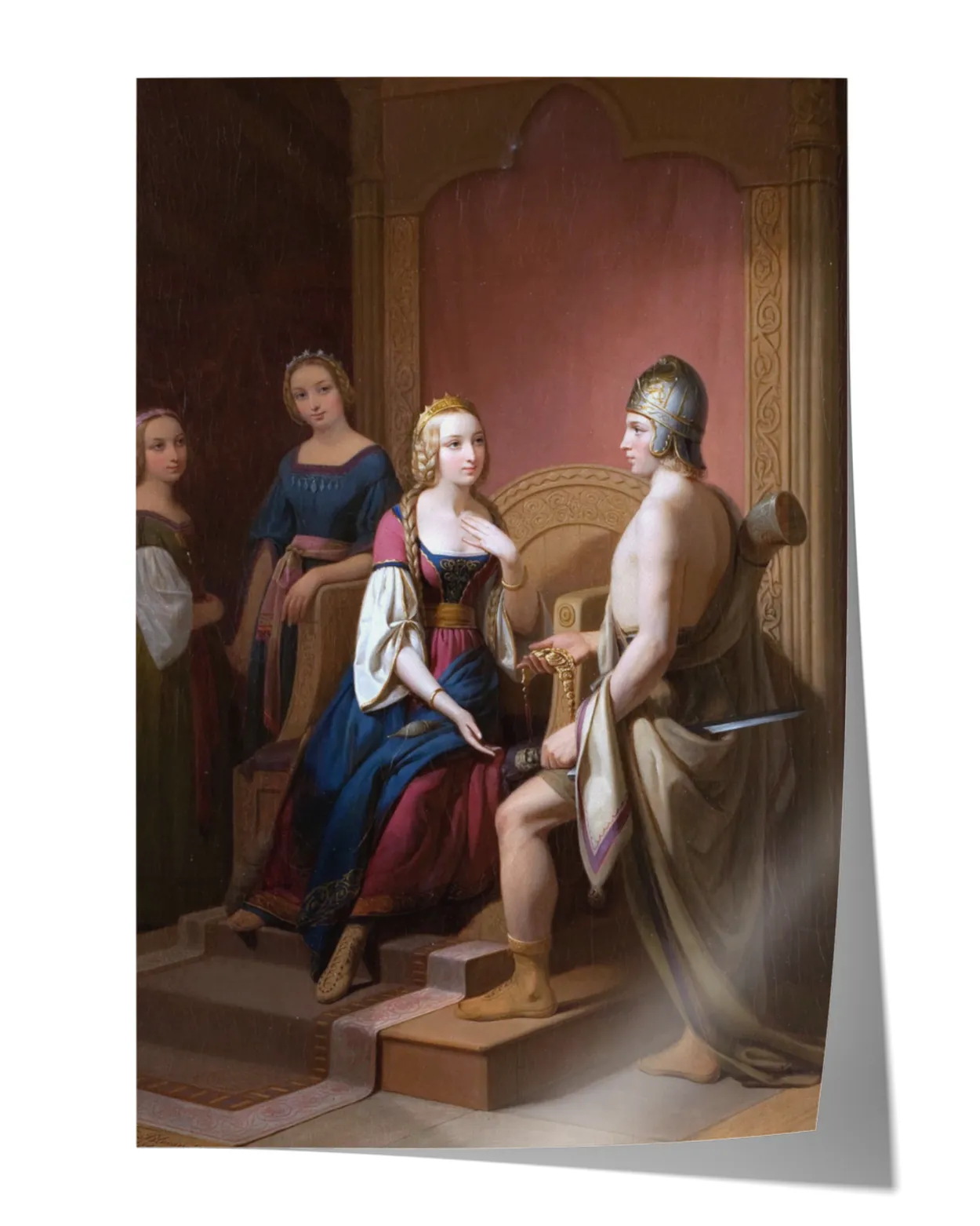 Poster - Heimdall Returns Brisingamen to Freyja - Nils Jakob Blommér (24x36")