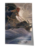 Poster - Thor Thundering through the Sky - Max Koch (24x36")