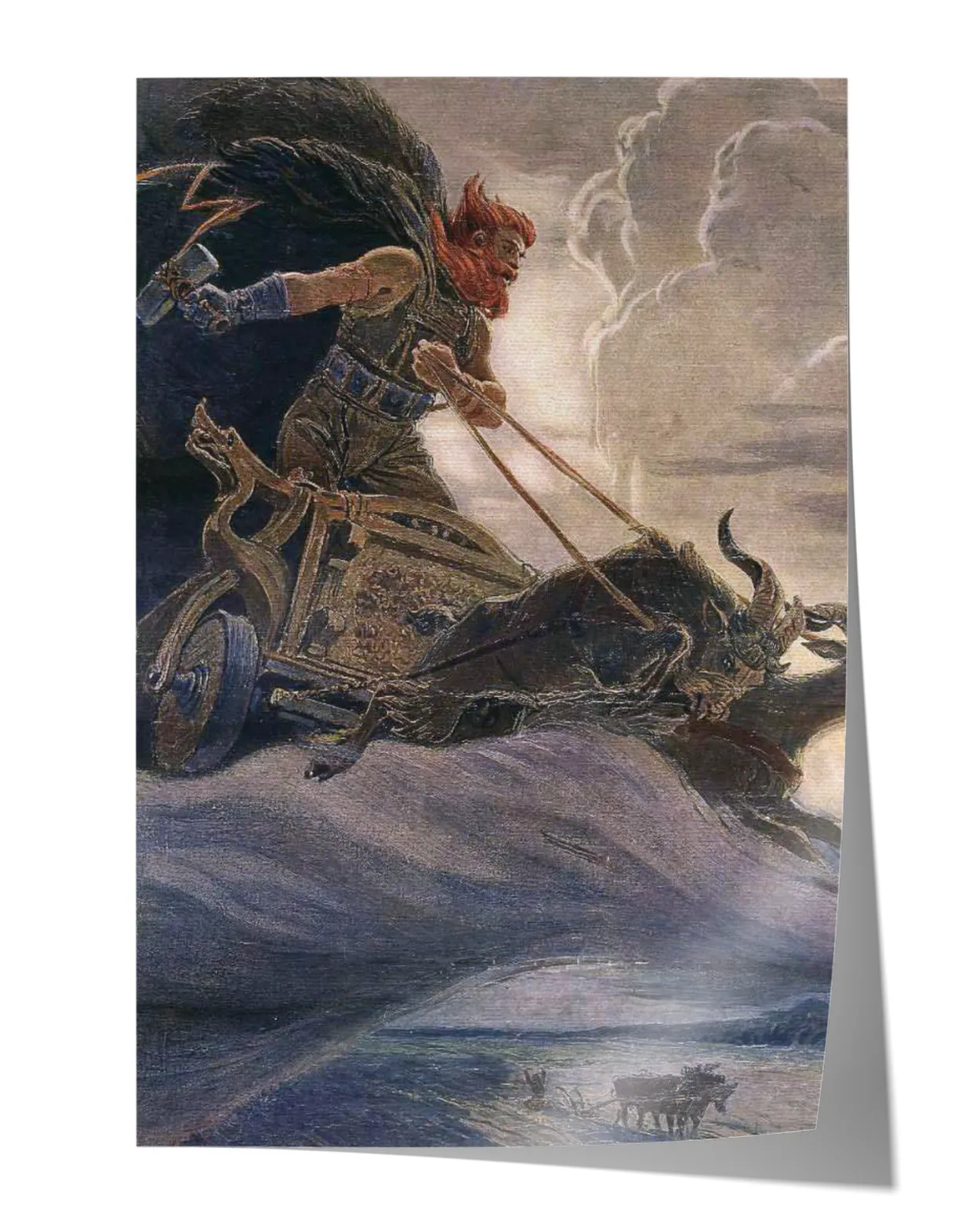 Poster - Thor Thundering through the Sky - Max Koch (24x36")
