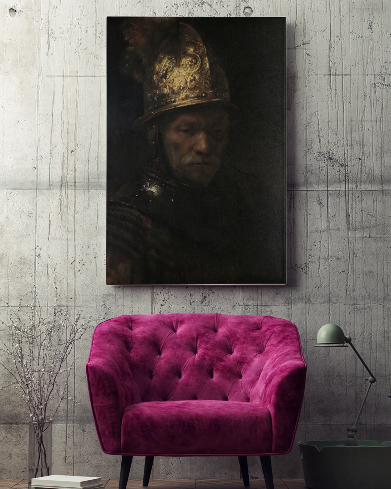 Canvas Print - The Man with the Golden Helmet - Anonymous