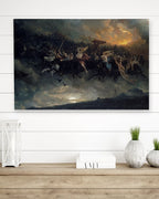 Canvas Print - Åsgårdsreien (The Wild Hunt of Odin) - Peter Nicolai Arbo