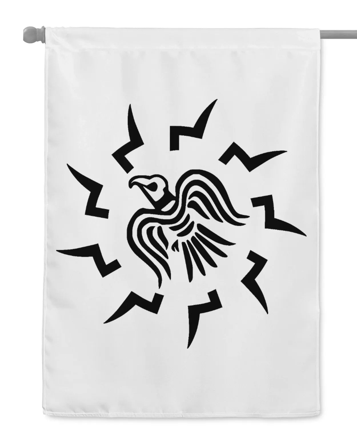 House Flag - "Hrafni" Viking Raven (28x40")