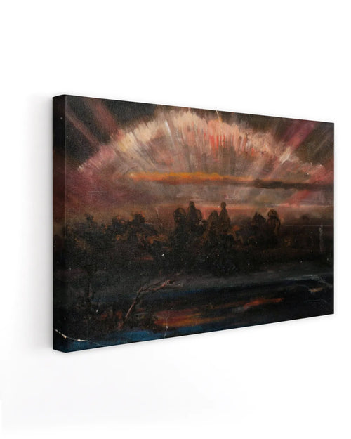 Canvas Print - Åsgårdsreia, the Wild Hunt - Nils Jakob Blommér