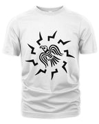 T-Shirt - "Hrafni" Viking Raven - Black on Light