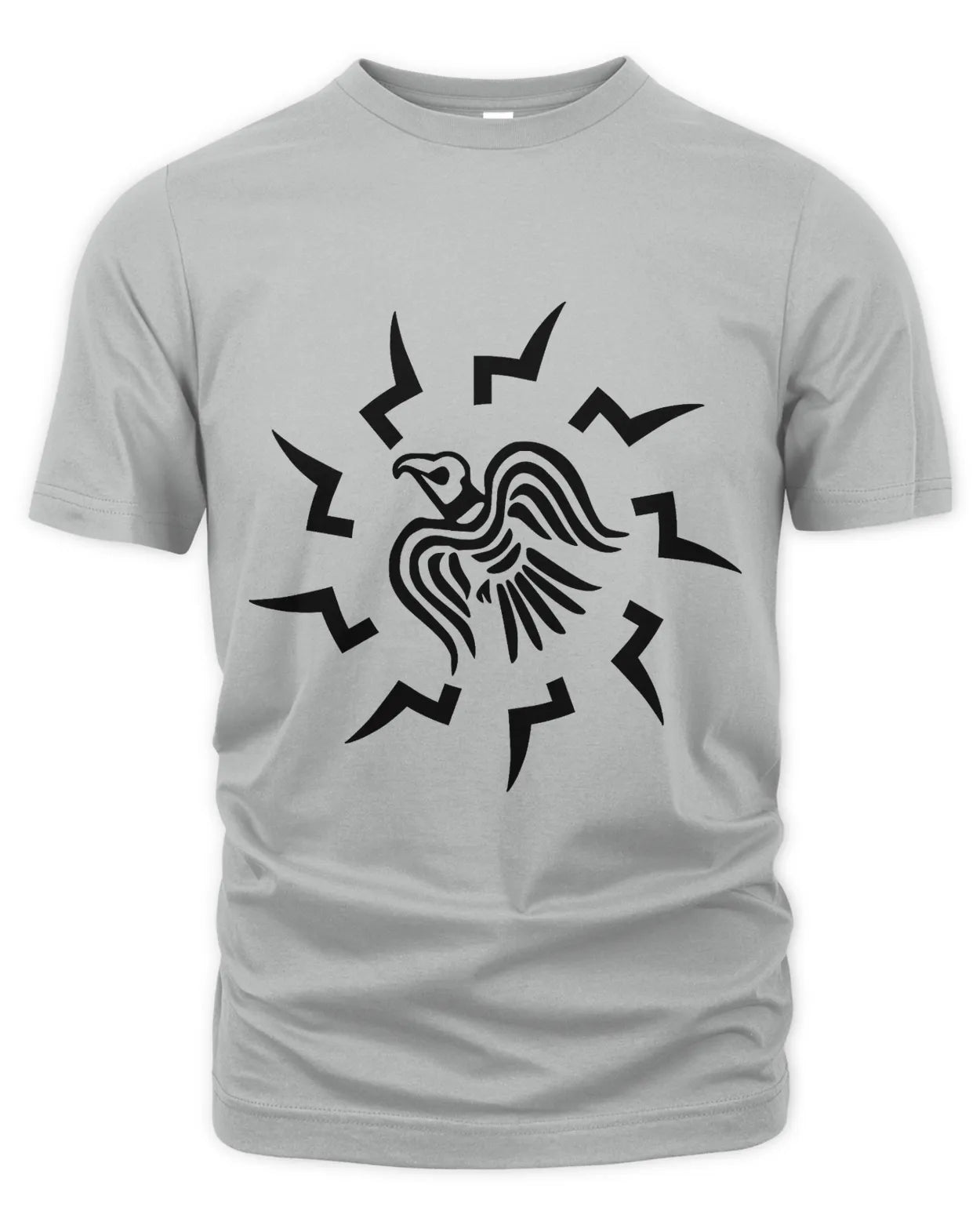 T-Shirt - "Hrafni" Viking Raven - Black on Light