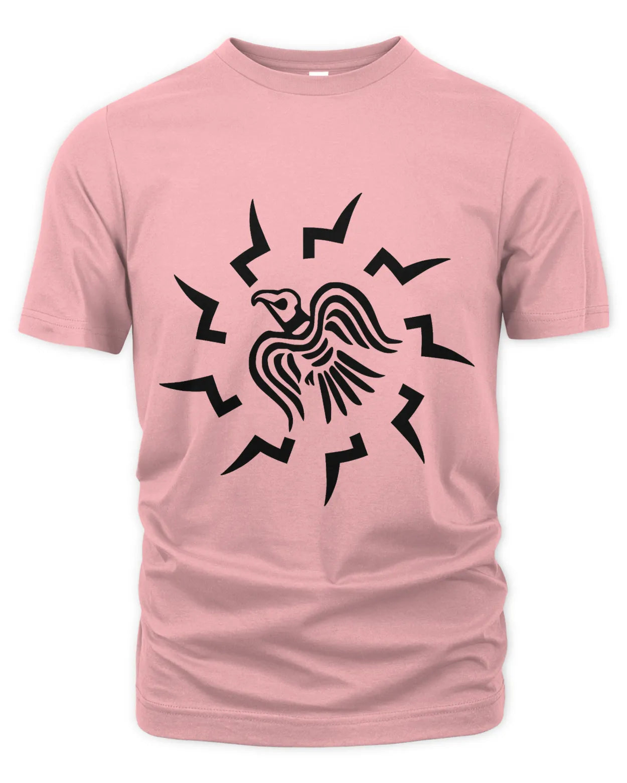 T-Shirt - "Hrafni" Viking Raven - Black on Light
